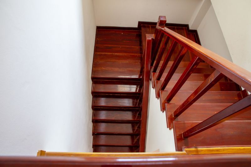 Wood Handrail Staining in Waco, TX